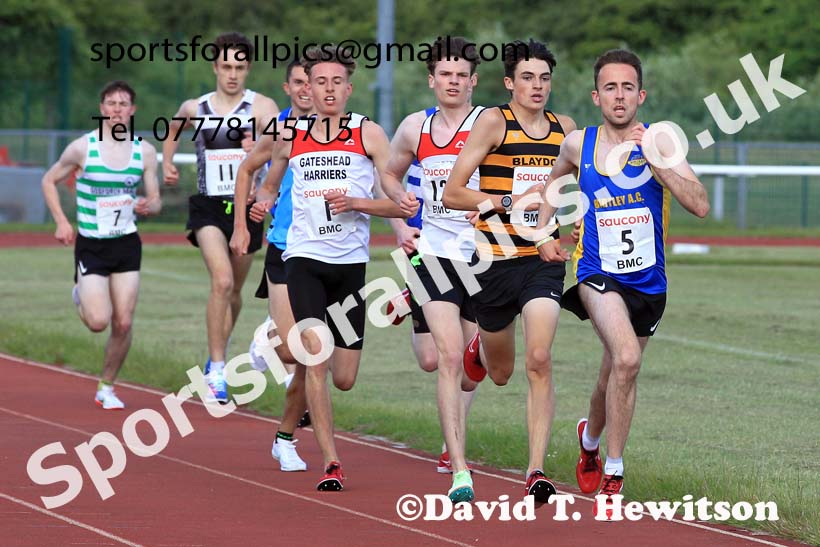 The 1500 metres, 2022 BMC Chester le Street. Photo: David T. Hewitson/Sports for All Pics